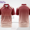 Mẫu áo polo nhóm công ty màu nâu phối vàng kem họa tiết mảng chéo ctpb7934