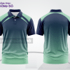 Mẫu đồng phục áo polo công sở màu xanh navy phối be đường nét chuyển động khỏe khoắn ctpb7936