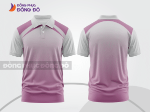 Mẫu áo polo đồng phục đội ngũ màu xám phối nâu thiết kế phối màu sáng tạo ctpb7938