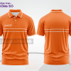 Mẫu đồng phục polo doanh nghiệp màu cam phối đỏ thiết kế bất đối xứng ctpb7944