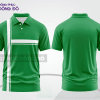 Mẫu áo polo đồng phục doanh nghiệp màu xanh lá phối xanh rêu phối mảng tương phản ctpb8001