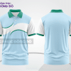 Mẫu đồng phục polo doanh nghiệp màu be phối trắng điểm nhấn đường nét năng động ctpb8132